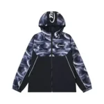 Hyperdrive Blue Printed Jacket