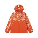 Hyperdrive Orange Printed Jacket